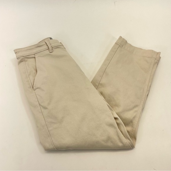 Everlane Straight Leg Cropped Jeans 8 Beige - Picture 11 of 13